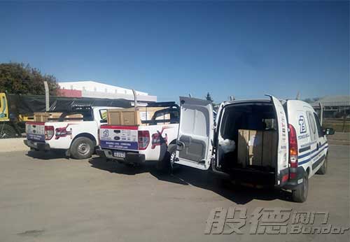 阿根廷某客戶采購(gòu)般德對(duì)夾蝶閥等產(chǎn)品